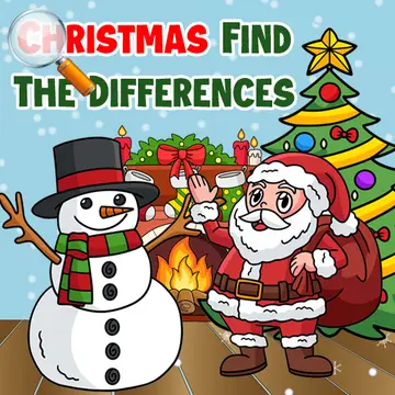 Christmas Find The Differences - Jeu de Puzzle Festif à Jouer en Ligne Gratuit