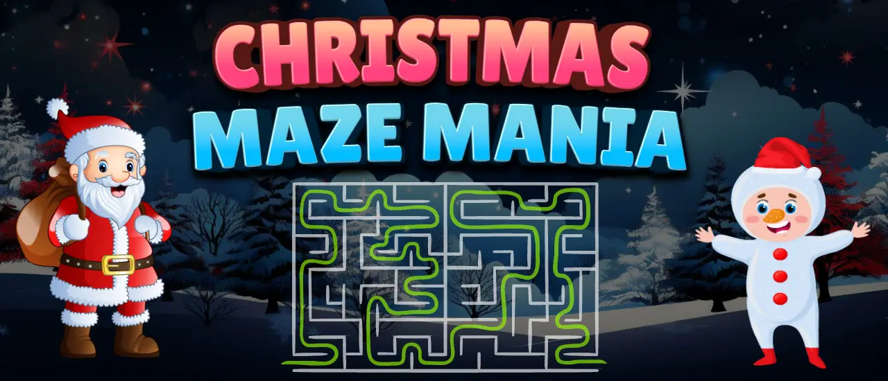 Christmas Maze Mania - Ücretsiz Online Puzzle Oyunları