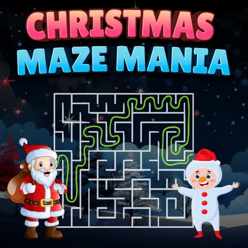 Christmas Maze Mania - Ücretsiz Online Puzzle Oyunları