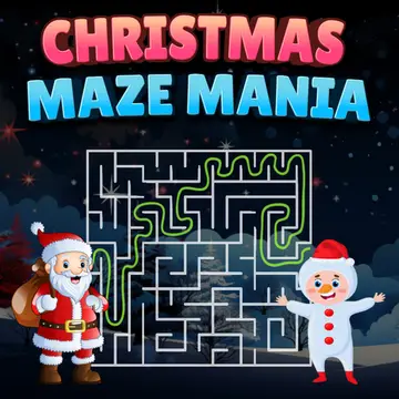 Christmas Maze Mania - Ücretsiz Online Puzzle Oyunları