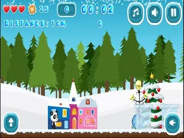 Christmas Panda Run - Free Online Play Game for All Ages