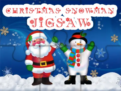 Christmas Snowman Jigsaw Puzzle - Jogo de Quebra-Cabeça Online Grátis