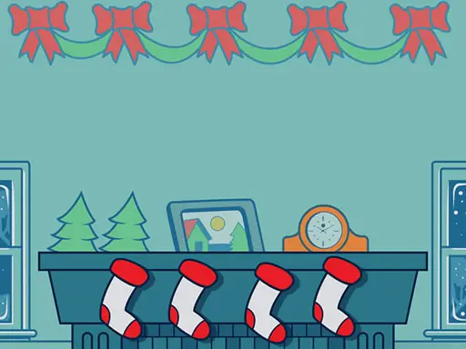 Christmas Stockings Memory - Jogo de Memória Grátis Online