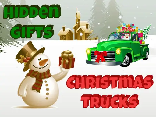 Christmas Trucks Hidden Gifts - Kostenlose Suchspiel für Kinder