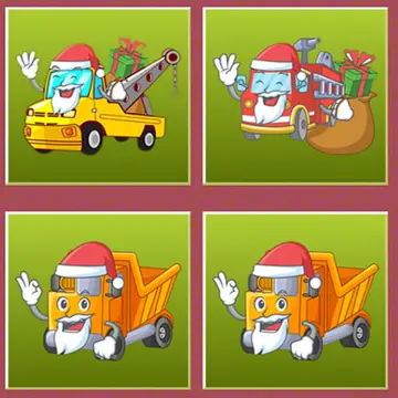 Christmas Trucks Memory Spiel – Kostenlose Denkspiele online spielen