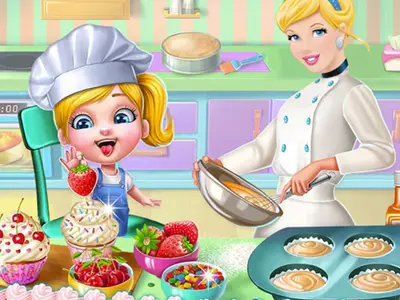 Cindy Cooking Cupcakes - Fun Cooking Games for Kids