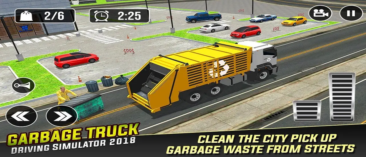 City Garbage Truck Spiel – Kostenloses Müllfahrzeug Spiel online spielen