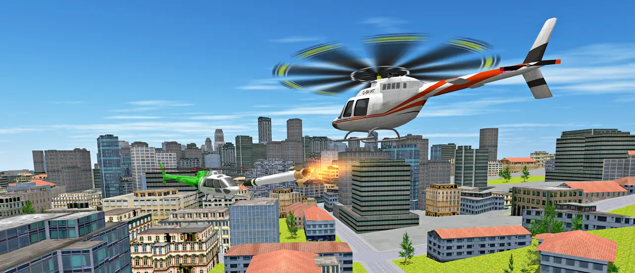 City Helicopter Flight - Ücretsiz Helikopter Oyunları