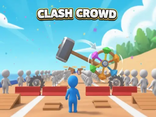Clash Crowd Game - Jeu d'arcade addictif à jouer en ligne