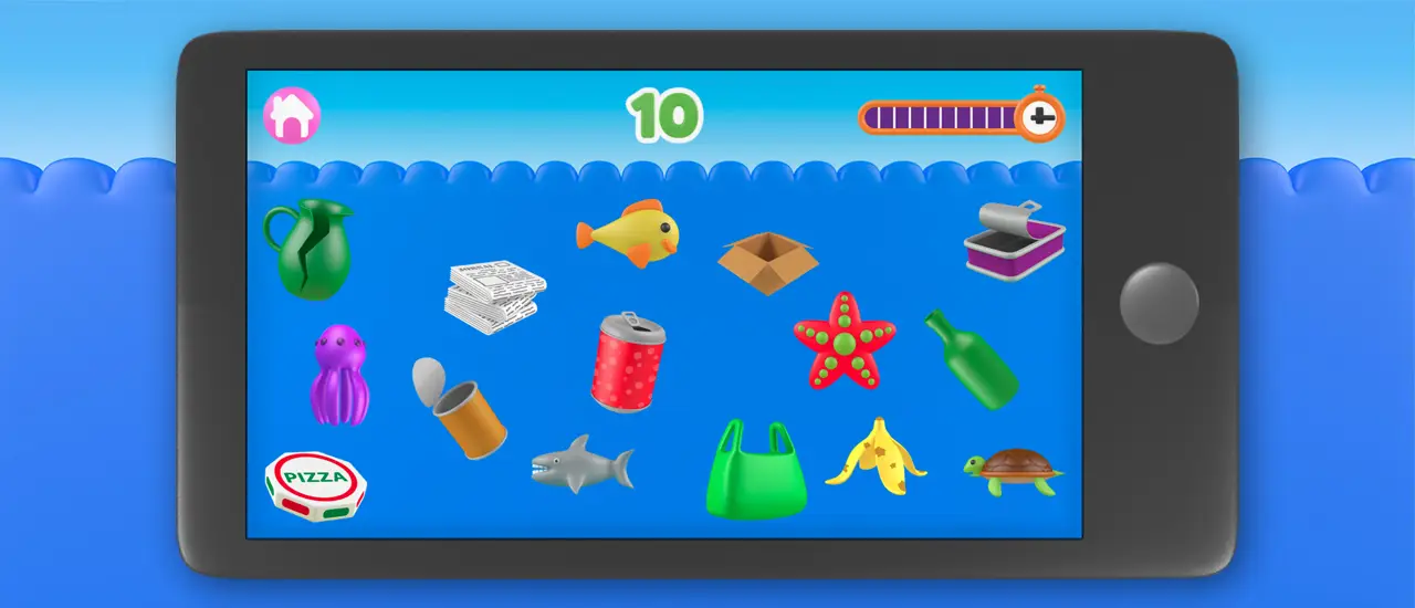 Clean Ocean - Juego educativo para jugar y limpiar el océano