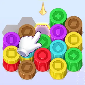 Coin Color Sort: Juego de Puzzle Gratis en Línea