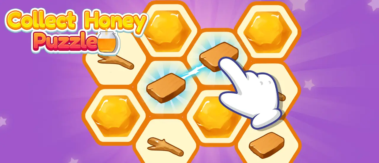 Collect Honey Puzzle - Jeu de fusion gratuit en ligne