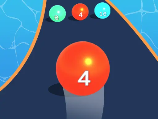 Color Ball Run 2048 - Play Free Online Puzzle Game