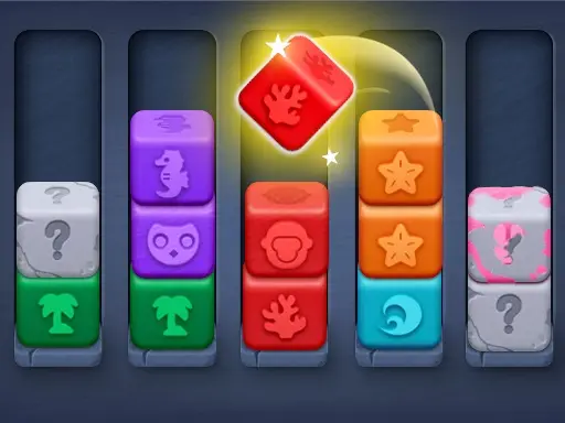 Color Block Sort - Jogo de Quebra-Cabeça Casual Grátis para Jogar Online