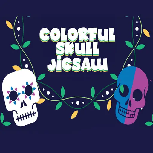 Colorful Skull Jigsaw - Free Online Puzzle & Play Game