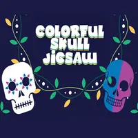 Colorful Skull Jigsaw - Free Online Puzzle & Play Game
