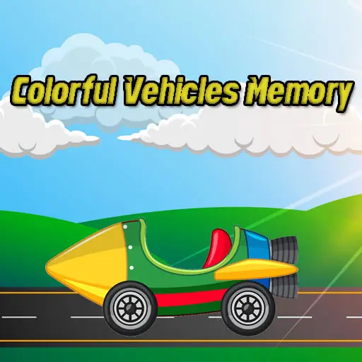 Colorful Vehicles Memory - Juego gratis para jugar en línea