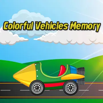 Colorful Vehicles Memory - Juego gratis para jugar en línea