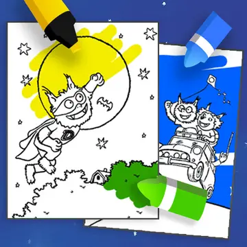 Coloriage Dolfje Weerwolfje - Jeu de coloriage gratuit en ligne