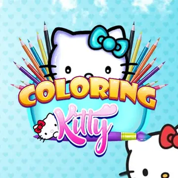 Coloring Kitty - Jeu de coloriage gratuit pour jouer en ligne
