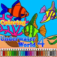Coloriage Monde Sous-Marin 4 - Jeu Gratuit en Ligne