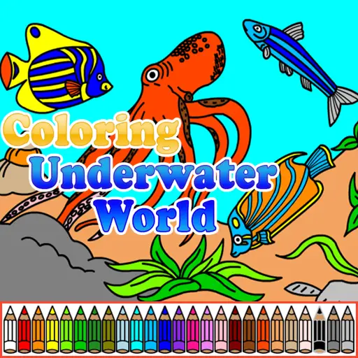 Coloring Underwater World - Ücretsiz Çizim ve Oyun