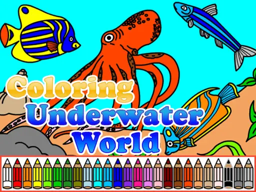 Coloring Underwater World - Ücretsiz Çizim ve Oyun