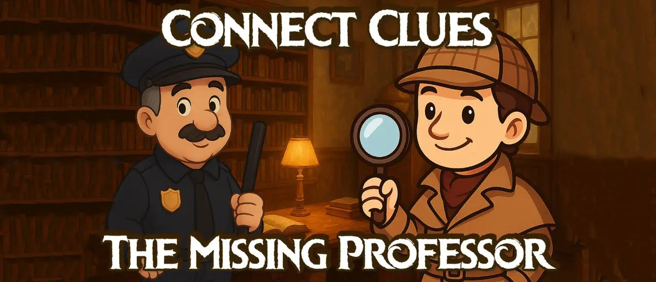 Connect Clues - Das Missing Professor Spiel online kostenlos spielen