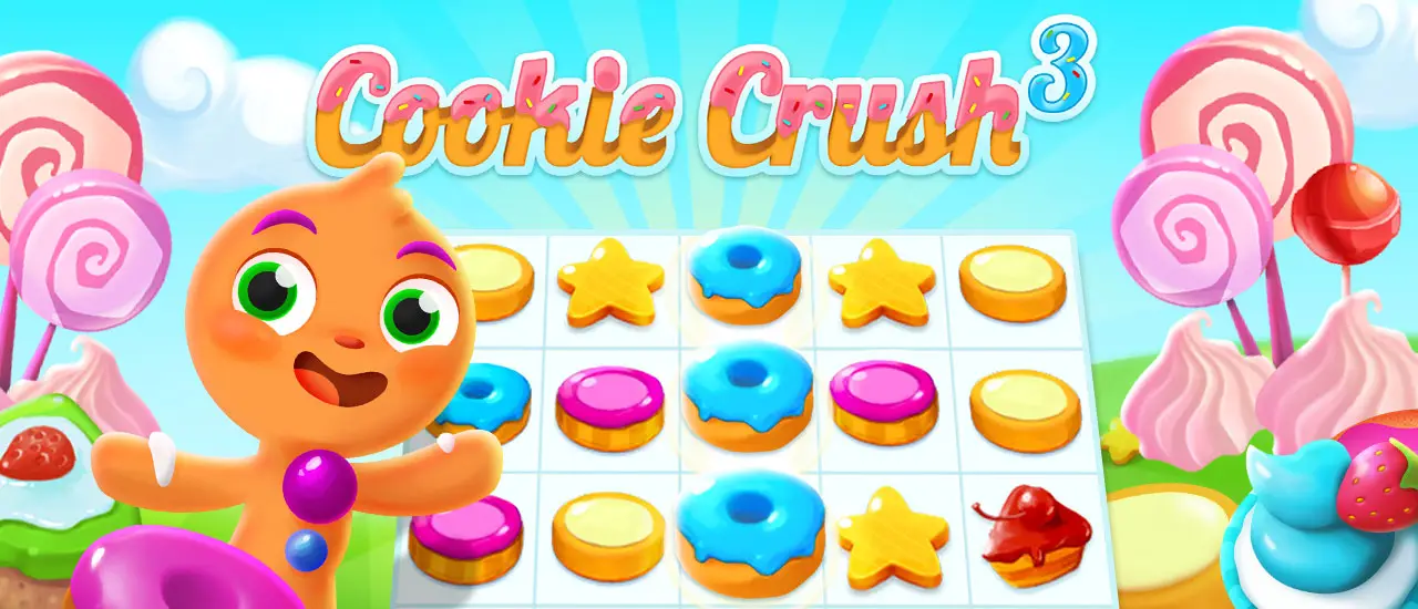 Cookie Crush 3 - Juego de Match 3 Gratis en Línea