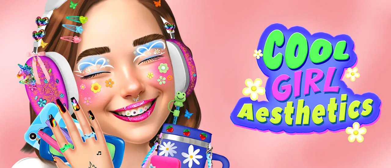 Cool Girl Aesthetics - Dress Up & Makeup Game for Girls