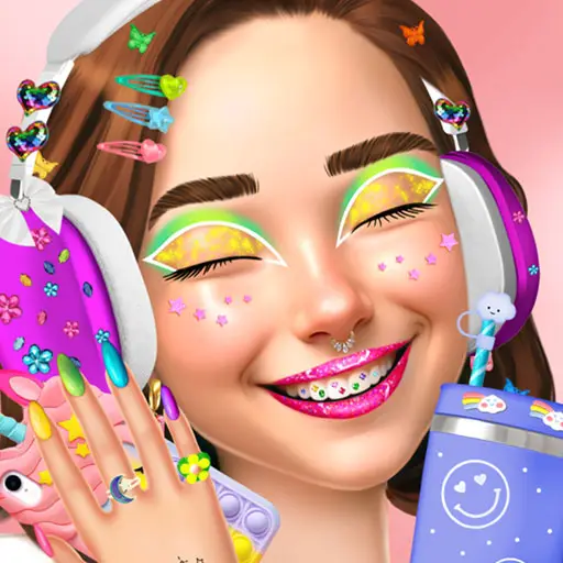 Cool Girl Aesthetics - Dress Up & Makeup Game for Girls
