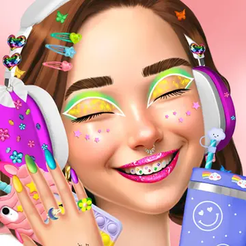 Cool Girl Aesthetics - Dress Up & Makeup Game for Girls
