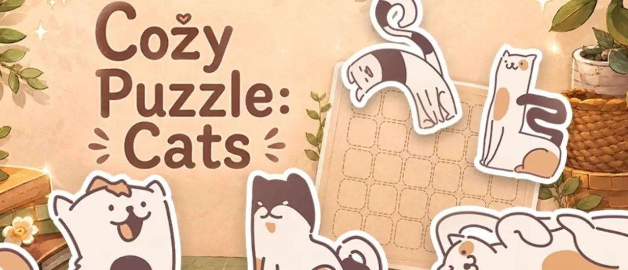 Cozy Puzzle: Cats - パズルゲームで遊ぶ