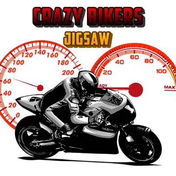 Crazy Bikers Jigsaw - Juegos de rompecabezas en línea gratis