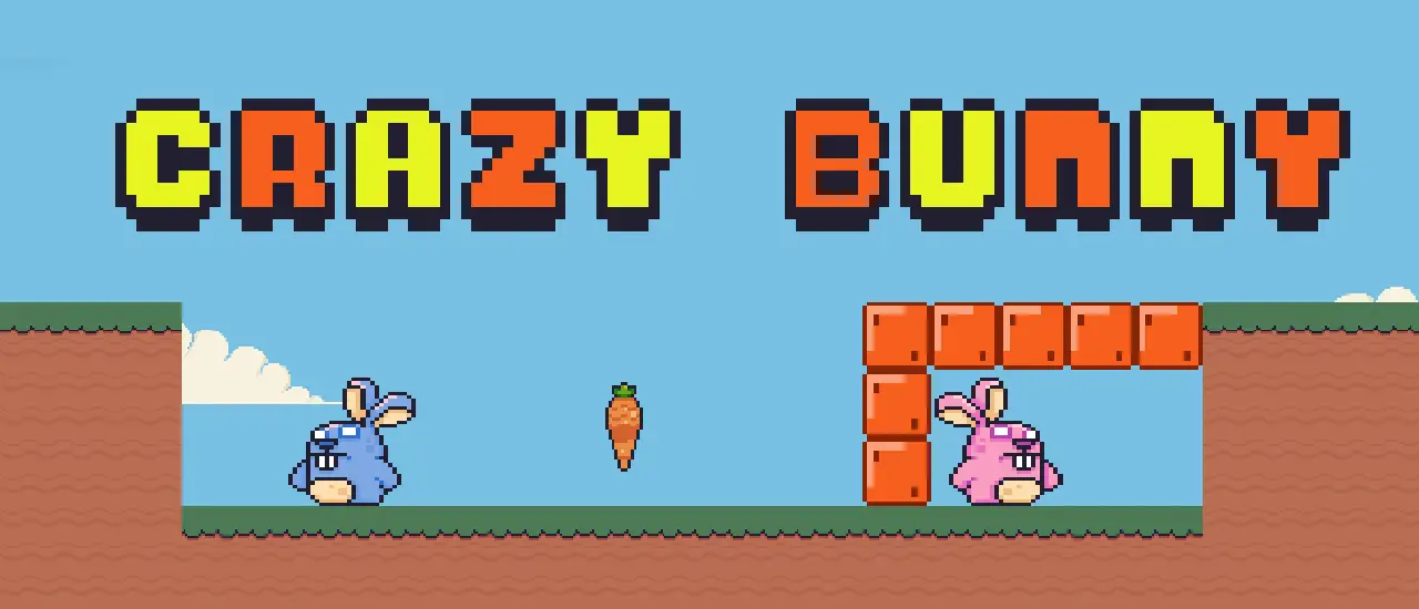 Crazy Bunny: Juego de Plataformas y Puzles Gratis para Jugar en Línea