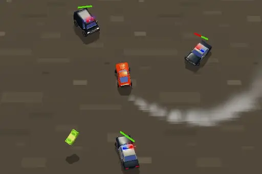 Crazy Chase Ücretsiz Oyna - Eğlenceli Araba Yarışı ve Polis Kaçış Oyunu