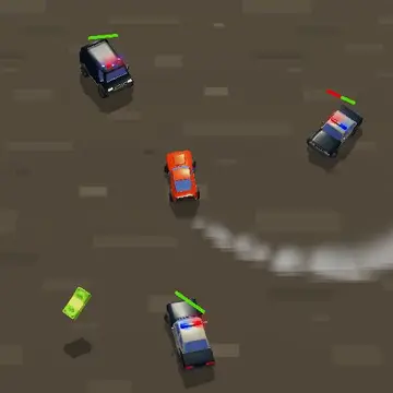 Crazy Chase Ücretsiz Oyna - Eğlenceli Araba Yarışı ve Polis Kaçış Oyunu