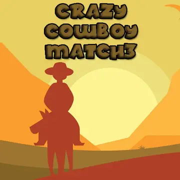 Crazy Cowboy Match 3 - Jogue Grátis Online