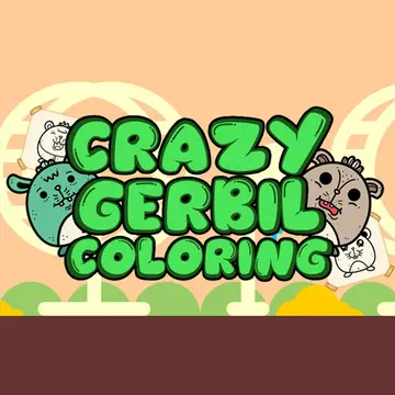 Crazy Gerbil Boyama - Ücretsiz Çocuklar İçin Oyna