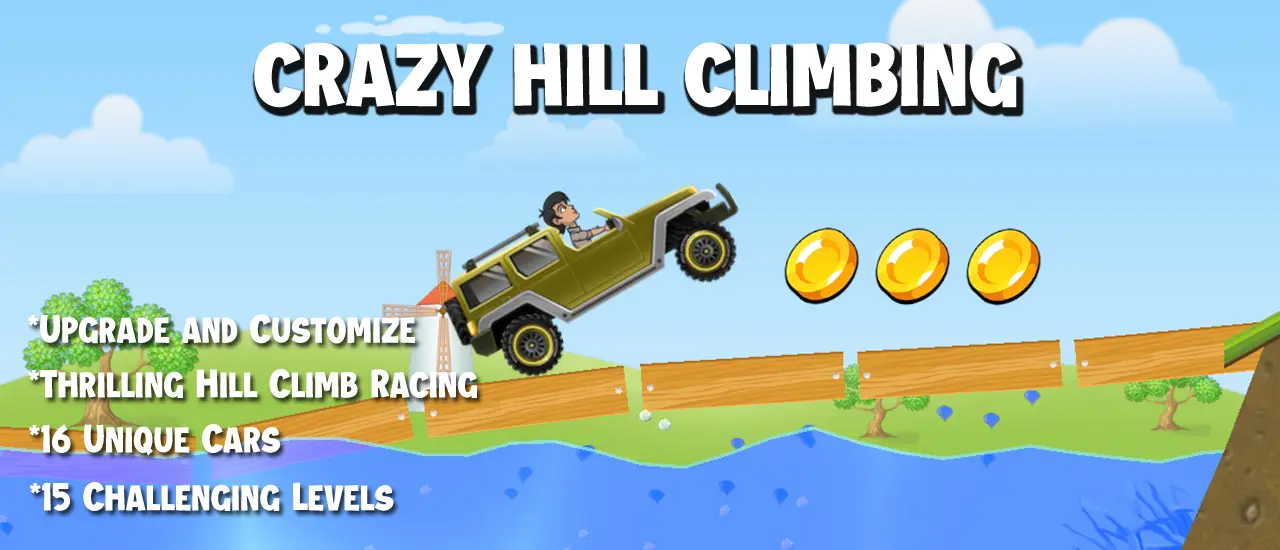 Crazy Hill Climbing: Juego de carreras y conducción gratis