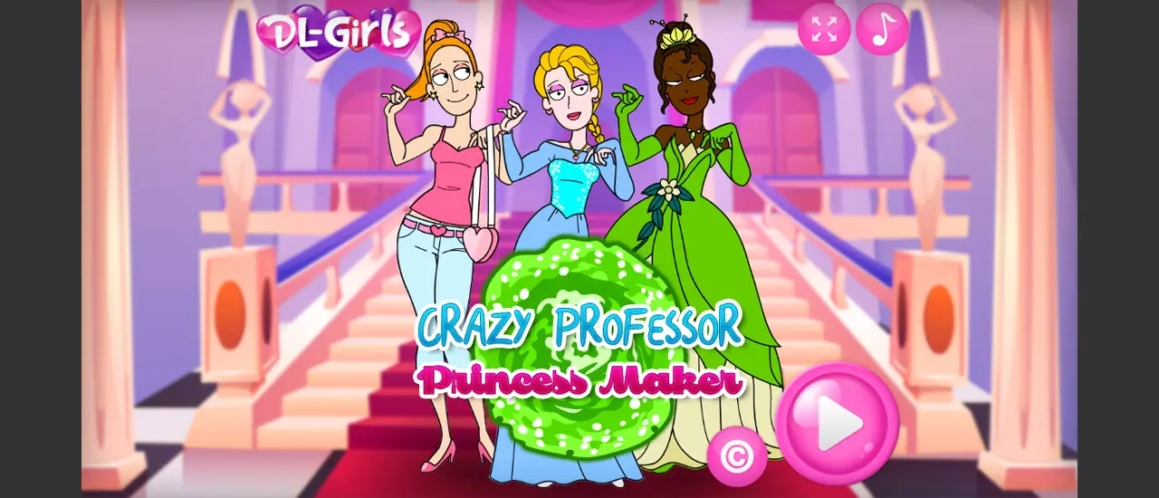 Crazy Professor Princess Maker - Jeu de déguisement et création en ligne