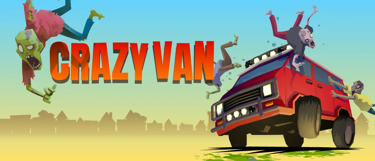 CRAZY VAN - Play Zombie Shooting Racing Game Online for Free