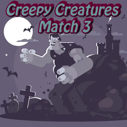 Creepy Creatures Match 3 Oyna - Ücretsiz ve Online