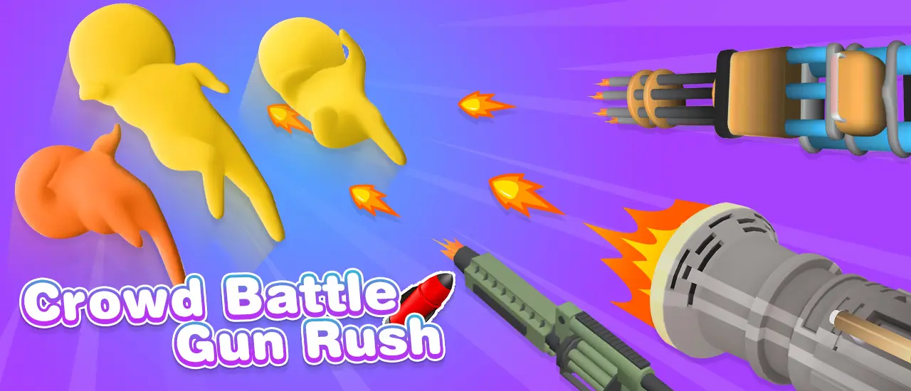 Crowd Battle Gun Rush Oyna - Silah Gelişimi ve Parkour Oyunu