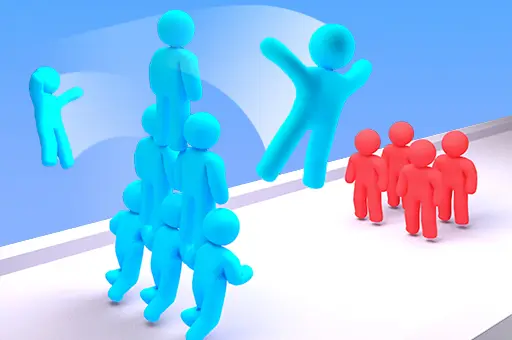 Crowd Stack Race 3D - Jeu de course en ligne gratuit