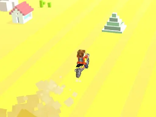 Cube Bike Speed Runner - Jeu de course en ligne gratuit