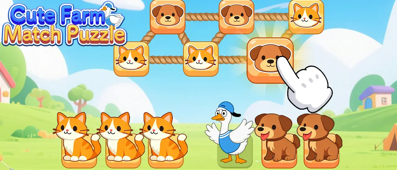 Cute Farm Match Puzzle