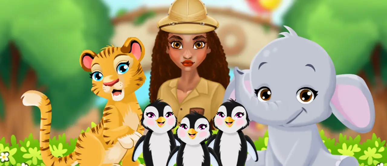 Cute Zoo Jogo Grátis de Animais Fofos para Jogar Online