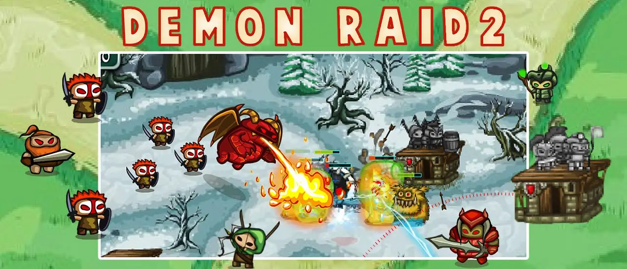 Demon Raid 2 Ücretsiz Online Kule Savunma Oyunu - Oyna