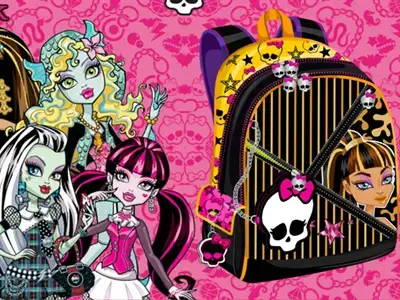 Monster High バッグデザインゲーム - オンラインで遊ぶ無料ドレスアップ